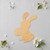 Easter Bunny Wood Cutout - Unfinished Baltic Birch Craft Shape