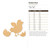 Easterchick Wood Cutout - Unfinished Baltic Birch Craft Shape