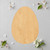 Egg Wood Cutout Craft Blank, Unfinished Baltic Birch DIY Shape for Crafts and Decor