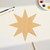 Eight Point Star Wood Cutout Craft Blank, Unfinished Baltic Birch DIY Shape for Crafts and Decor