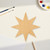 Eight Point Star Wood Cutout - Unfinished Baltic Birch Craft Shape