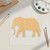Elephant 2 Wood Cutout - Unfinished Baltic Birch Craft Shape