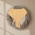 Elephant Head Wood Cutout for Crafts, Unfinished Baltic Birch Craft Shape