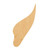 Elf Ear Wood Cutout for Crafts, Unfinished Baltic Birch Craft Shape