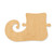 Elf Shoe Wood Cutout - Unfinished Baltic Birch Craft Shape