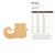 Elf Shoe Wood Cutout for Crafts, Unfinished Baltic Birch Craft Shape