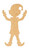 Elf Wood Cutout Craft Blank, Unfinished Baltic Birch DIY Shape for Crafts and Decor