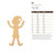 Elf Wood Cutout - Unfinished Baltic Birch Craft Shape