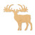 Elk Wood Cutout - Unfinished Baltic Birch Craft Shape