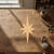 Elongated Star Wood Cutout for Crafts, Unfinished Baltic Birch Craft Shape