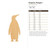 Emperor Penguin Wood Cutout for Crafts, Unfinished Baltic Birch Craft Shape