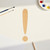 Exclamationpoint Wood Cutout Craft Blank, Unfinished Baltic Birch DIY Shape for Crafts and Decor