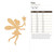 Fairy Wood Cutout for Crafts, Unfinished Baltic Birch Craft Shape