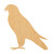 Falcon Wood Cutout for Crafts, Unfinished Baltic Birch Craft Shape