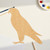 Falcon Wood Cutout for Crafts, Unfinished Baltic Birch Craft Shape