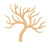 Fall Tree Wood Cutout Craft Blank, Unfinished Baltic Birch DIY Shape for Crafts and Decor