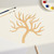 Fall Tree Wood Cutout Craft Blank, Unfinished Baltic Birch DIY Shape for Crafts and Decor