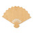 Fan Wood Cutout - Unfinished Baltic Birch Craft Shape