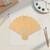 Fan Wood Cutout - Unfinished Baltic Birch Craft Shape