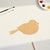 Fat Bird Wood Cutout for Crafts, Unfinished Baltic Birch Craft Shape
