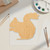 Fat Squirel Wood Cutout - Unfinished Baltic Birch Craft Shape
