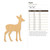 Fawn Wood Cutout - Unfinished Baltic Birch Craft Shape