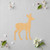 Fawn Wood Cutout for Crafts, Unfinished Baltic Birch Craft Shape