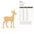 Fawn Wood Cutout for Crafts, Unfinished Baltic Birch Craft Shape