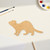 Ferret Wood Cutout - Unfinished Baltic Birch Craft Shape