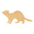 Ferret Wood Cutout for Crafts, Unfinished Baltic Birch Craft Shape