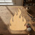Fire 2 Wood Cutout - Unfinished Baltic Birch Craft Shape