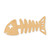 Fish Bones Wood Cutout - Unfinished Baltic Birch Craft Shape