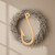 Fish Hook Wood Cutout - Unfinished Baltic Birch Craft Shape