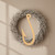 Fish Hook Wood Cutout for Crafts, Unfinished Baltic Birch Craft Shape