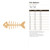 Fish Skeleton Wood Cutout Craft Blank, Unfinished Baltic Birch DIY Shape for Crafts and Decor