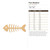 Fish Skeleton Wood Cutout - Unfinished Baltic Birch Craft Shape