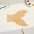 Fish Tail Wood Cutout - Unfinished Baltic Birch Craft Shape