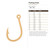 Fishing Hook Wood Cutout for Crafts, Unfinished Baltic Birch Craft Shape