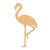Flamingo 2 Wood Cutout - Unfinished Baltic Birch Craft Shape