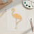 Flamingo 2 Wood Cutout - Unfinished Baltic Birch Craft Shape