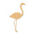 Flamingo Wood Cutout - Unfinished Baltic Birch Craft Shape
