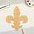 Fleur De Lis Wood Cutout - Unfinished Baltic Birch Craft Shape