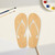 Flipflops Wood Cutout - Unfinished Baltic Birch Craft Shape