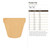 Flower Pot Wood Cutout for Crafts, Unfinished Baltic Birch Craft Shape