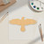 Flying Crow Wood Cutout - Unfinished Baltic Birch Craft Shape
