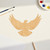 Flying Dove Wood Cutout Craft Blank, Unfinished Baltic Birch DIY Shape for Crafts and Decor