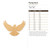 Flying Dove Wood Cutout - Unfinished Baltic Birch Craft Shape