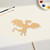 Flying Dragon Wood Cutout - Unfinished Baltic Birch Craft Shape