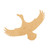 Flying Duck Wood Cutout for Crafts, Unfinished Baltic Birch Craft Shape