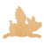 Flying Pig Wood Cutout - Unfinished Baltic Birch Craft Shape